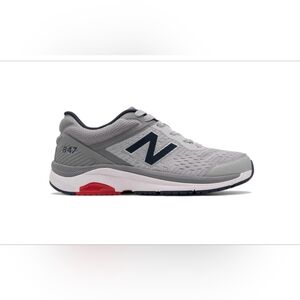 New Balance 847 V4 Mens Size 9.5 6E XX Wide Gray and Navy Athletic Shoe